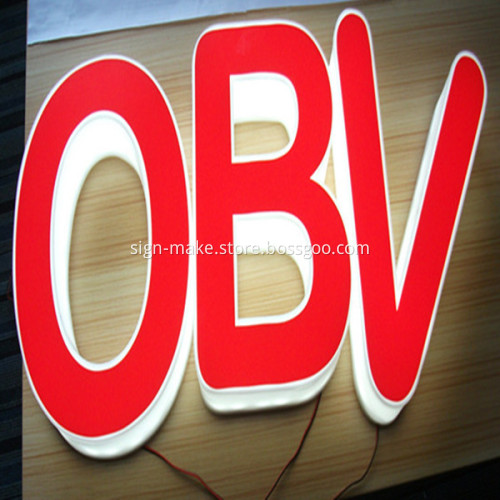 Acrylic Channel Letter Sign Board